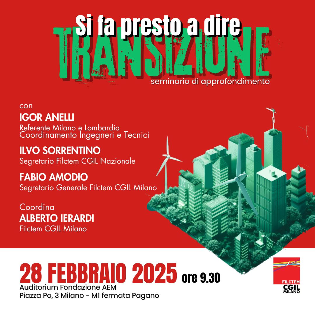 Si fa presto a dire transizione